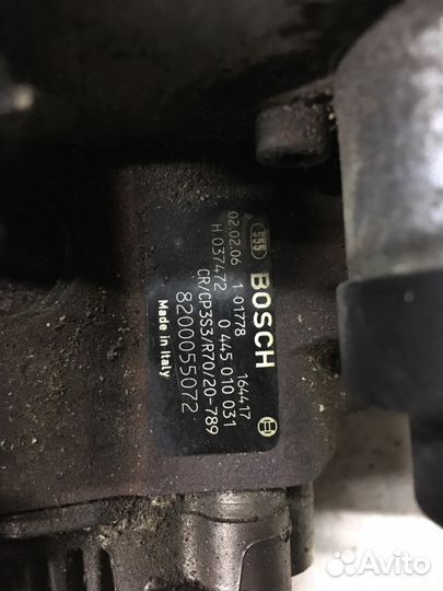 Тнвд Renault 1.9DCI 0445010031 Bosch Laguna, Traff