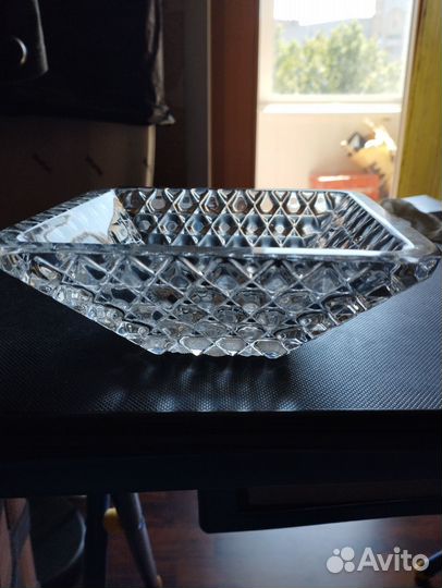 Салатник хрустальный,времён СССР