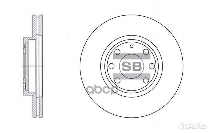 Диск тормозной (9631255996286933 96286932 96300035