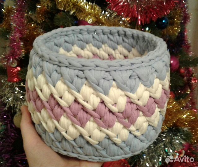 Корзинка-шкатулка декоративная