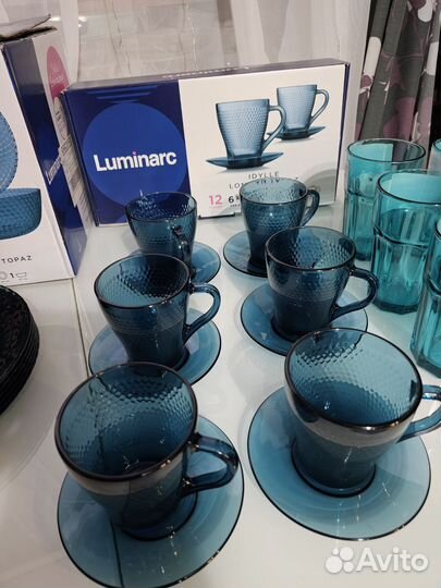 Набор посуды luminarc новый Идиллия 19 предметов