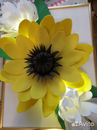 Ручная работа. Светильники - цветы, 3д картины