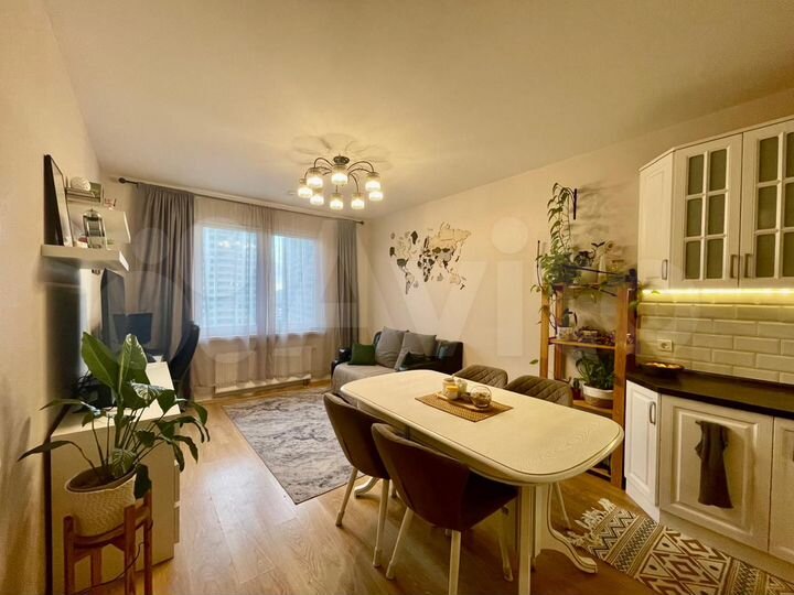 2-к. квартира, 44,5 м², 12/25 эт.