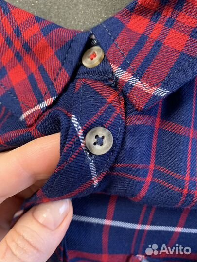 Tommy hilfiger рубашка S наличие сторого оригинал