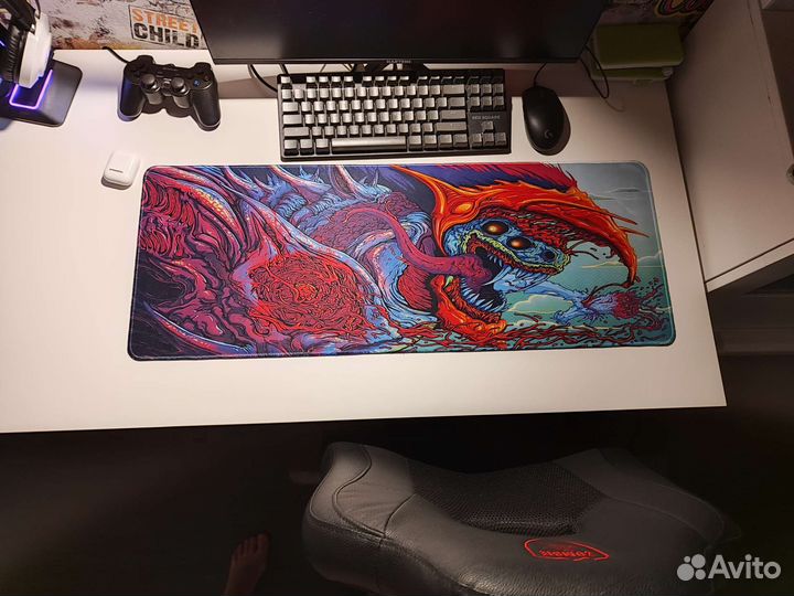 Игровой коврик 300х800x2