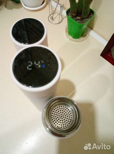 Термос с датчиком температуры