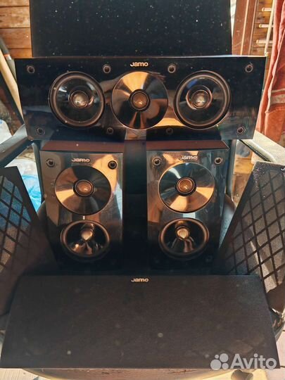 Колонки 5.0 Jamo s606/S60 + ресивер yamaha rx-v659