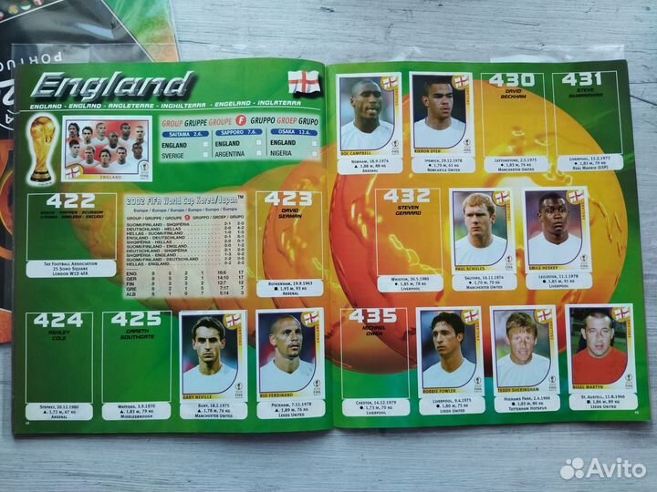 Альбом с наклейками Panini Japan Korea 2002 World