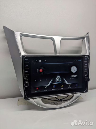 Магнитола Hyundai Solaris 1 2011-2016 с крутилками