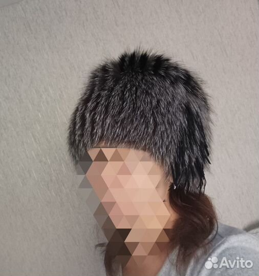 Шапка зимняя женская натуральный