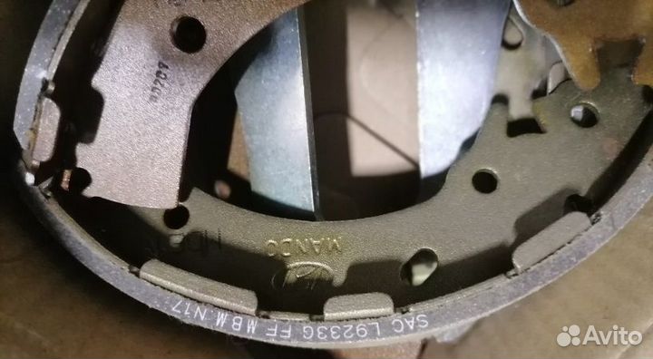 Колодки тормозные зад. Hyundai Solaris 2017