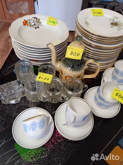 Столовая посуда СССР