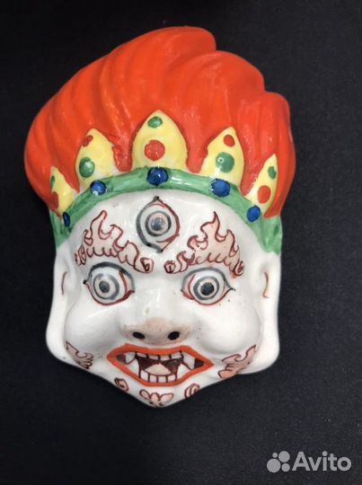 Статуэтка маска махакала. Божество охранитель