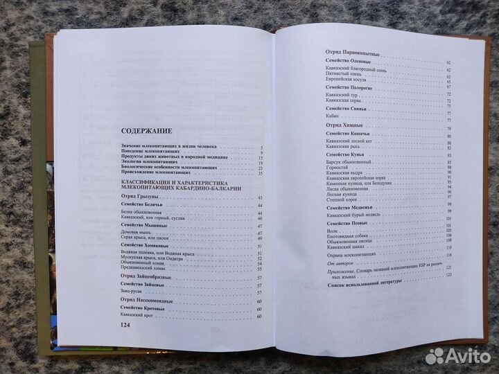 Книги Птицы Кабардино-Балкарии, Млекопитающие кбр