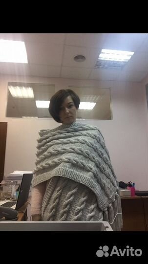 Шарф широкий