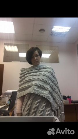 Шарф широкий