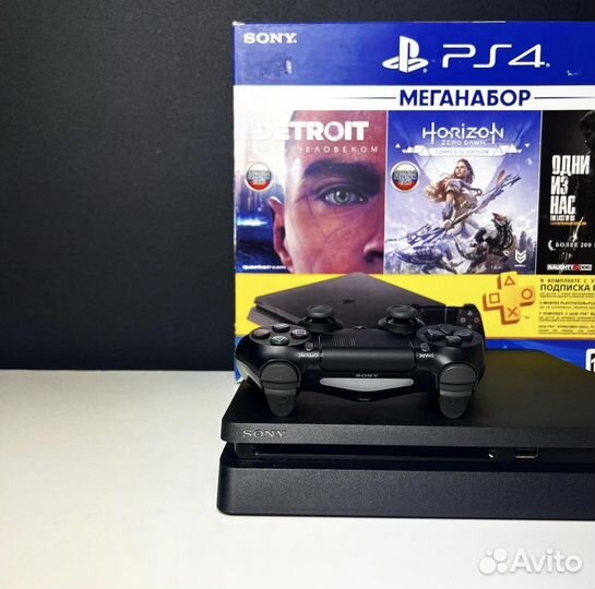 Sony PS4 Slim 1TB PlayStation 4 Slim + 40 Топ Игр