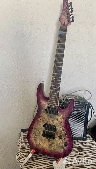 7 струнная электрогитара schecter с7pro