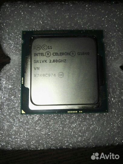 Intel celeron 1840g + куллер zalman