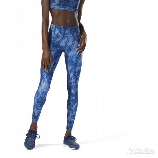 Легинсы женские Reebok All-Over Print CY4631