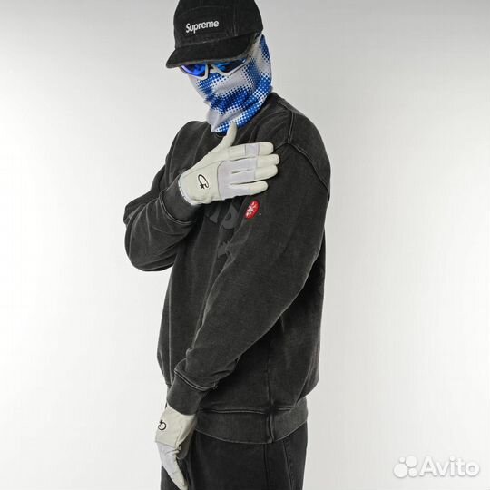 Свитшот серый Cav Empt Sunday Service