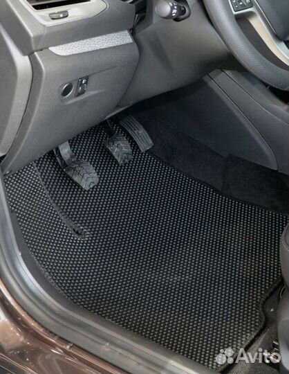 Комплект ковриков EVA с бортами на Volkswagen Polo