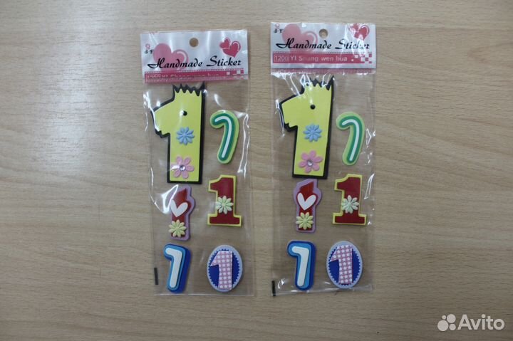 Цифры для декупажа