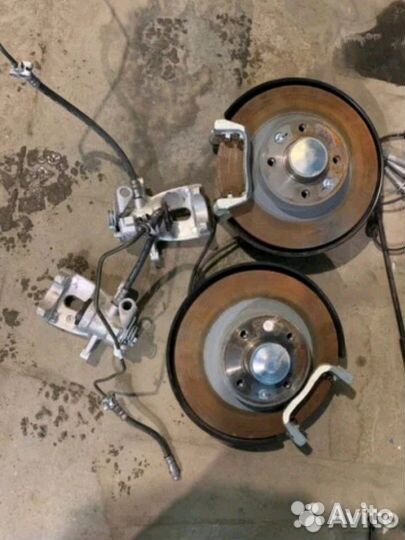 Задные дисковые тормоза на весту