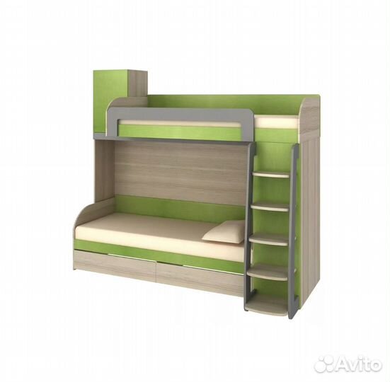 Двухъярусная кровать бу
