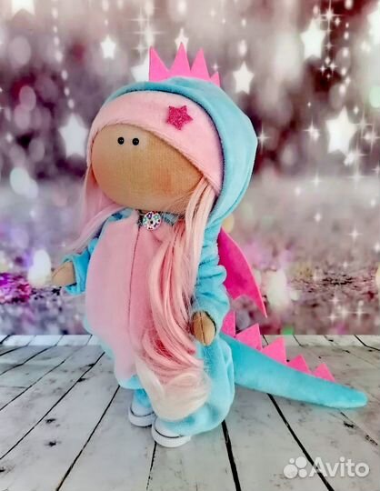 Кукла текстильная Дракон символ года