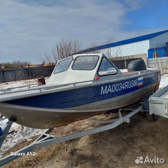 Продам лодку Rusboat 47 с мотором Suzuki DF70A