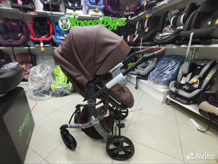 Коляска Farfello Aimile New Эко-Кожа Трансформер