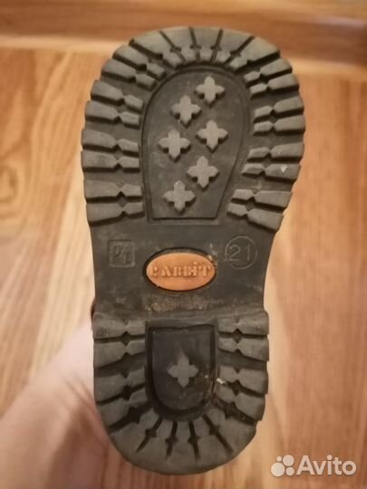 Ботинки для девочки 21 размер