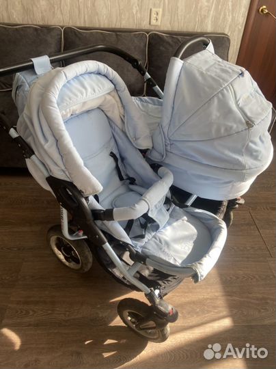Коляска для двойни 2 в 1