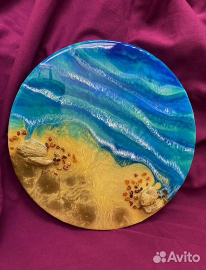 Мастер-класс по эпоксидной смоле «Море»