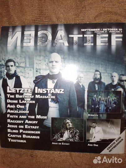 Журнал negatief с The Birthday Massacre