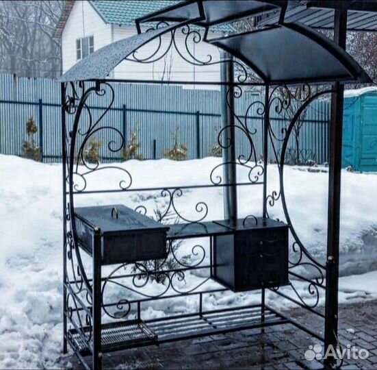 Мангал С крышей