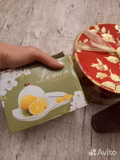 Чашка с блюдцем фарфор