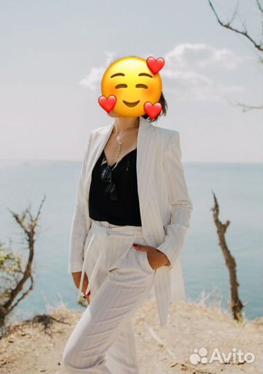 Брючный костюм женский 42 44 белый