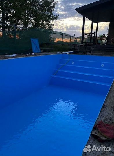 Полипропиленовый бассейн 7м*3м*1,5м