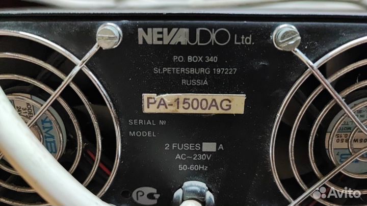 Усилитель звука neva audio PA1500AG и MA1900AG