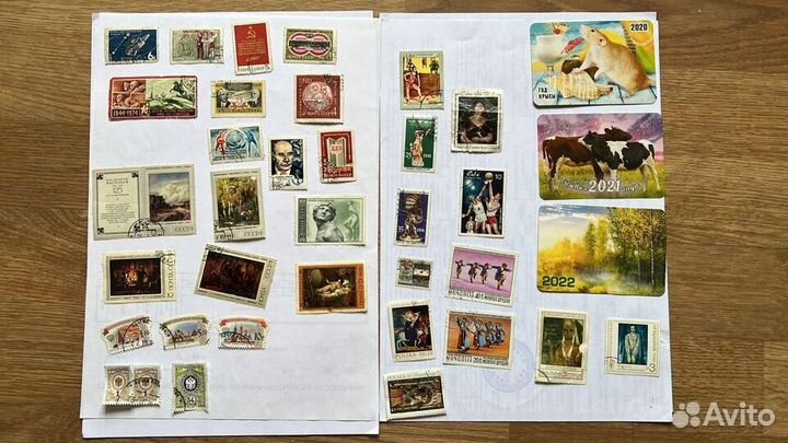 Марки с 1967 года и Календарики