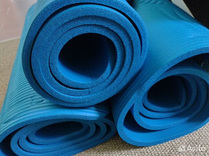 Коврик для йоги indigo 1см синий