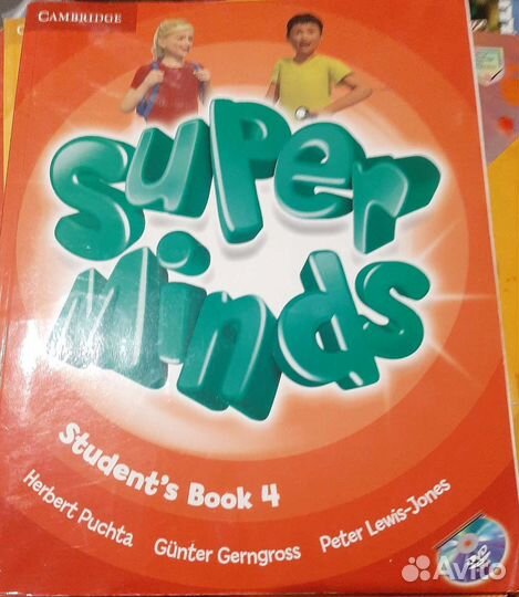 Учебник английского Cambridge Super minds+DVD