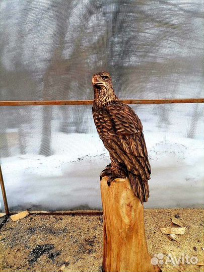 Фигуры садовые из дерева