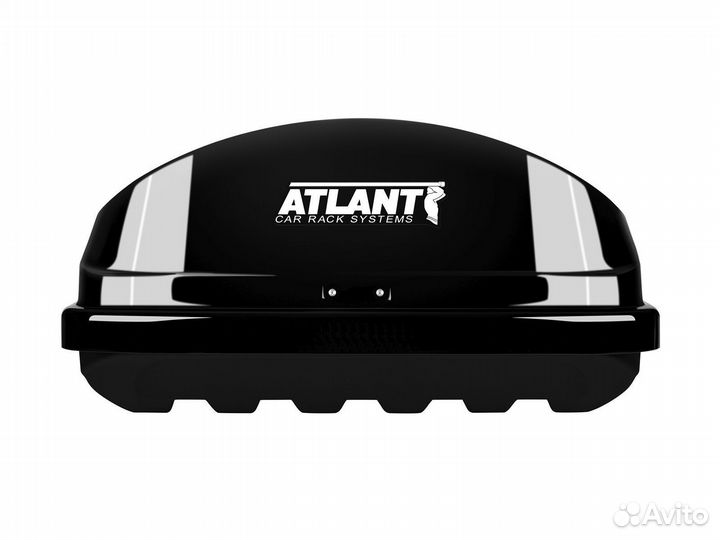 Автобокс atlant Diamond 430 л белый/черный