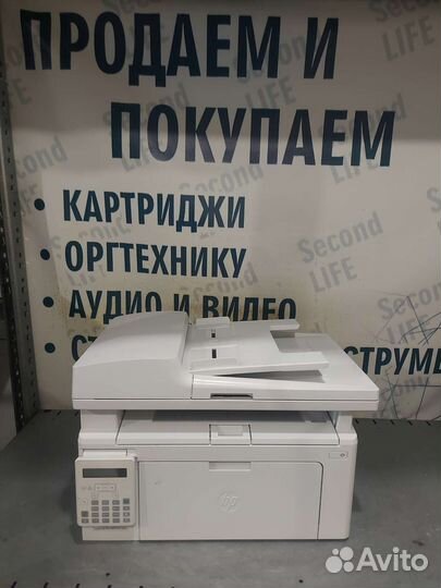 Мфу HP M132fn пробег 12835 копий