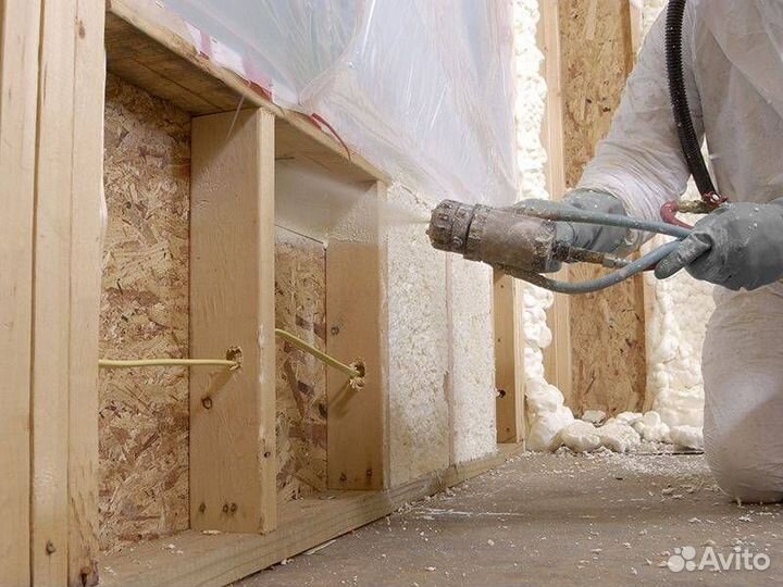 Утепление пенополиуретаном внутренних стен дома