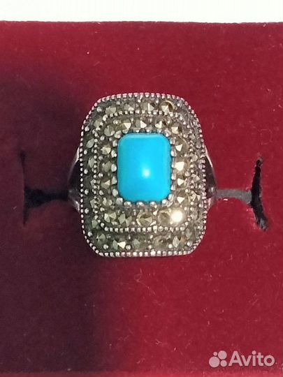 Серебряное винтажное кольцо