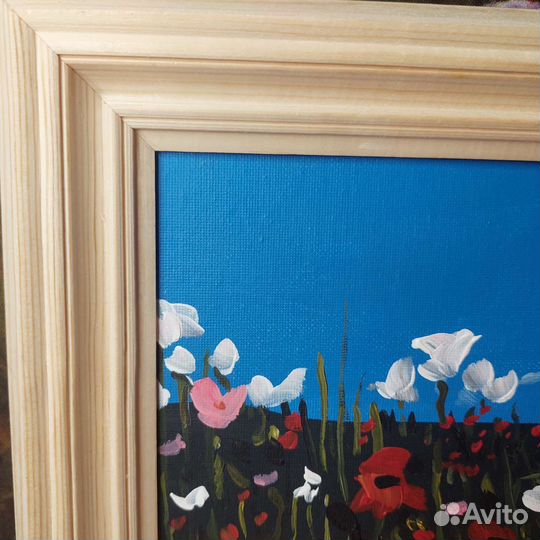 Картина акрилом на холсте